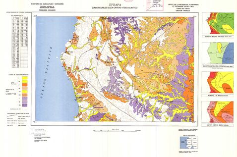 Zonas regables en la región de Jipijapa 1979