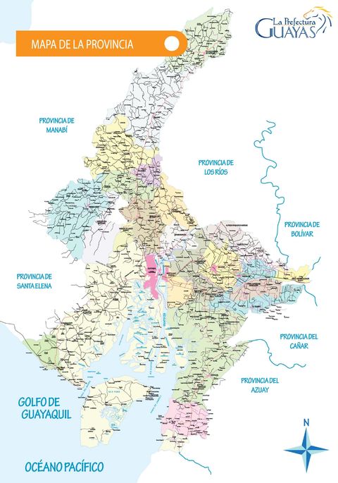 Mapa del Guayas