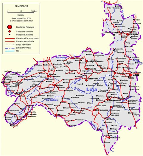 Loja road map