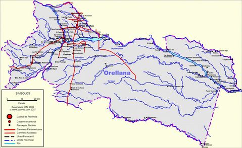 Orellana road map