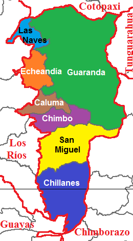 Cantones de Bolívar 2011