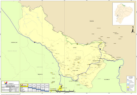 Mapa de Carchi 2010