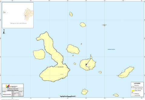 Map of the Galápagos 2010