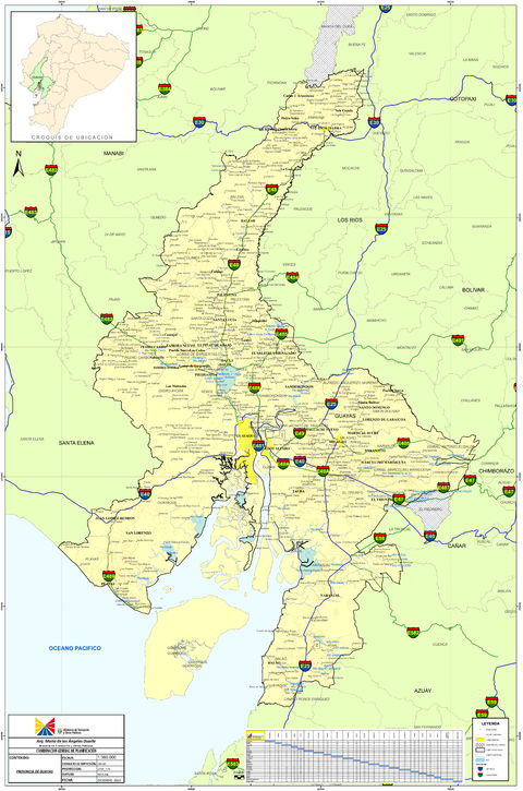 Map of Guayas 2010