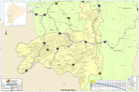 Map of Loja 2010