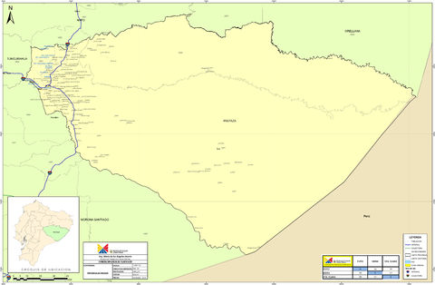 Map of Pastaza 2010