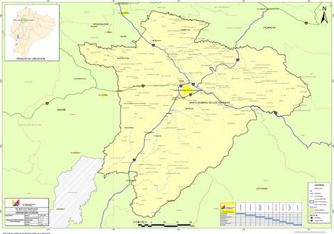 Map of Santo Domingo de los Tsáchilas 2010