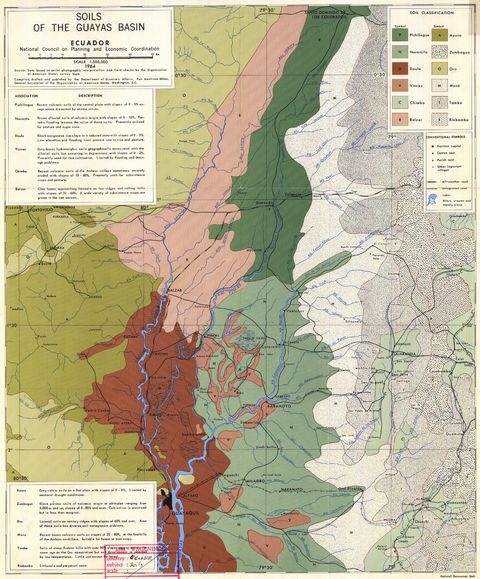 Los suelos de la cuenca del Guayas 1964