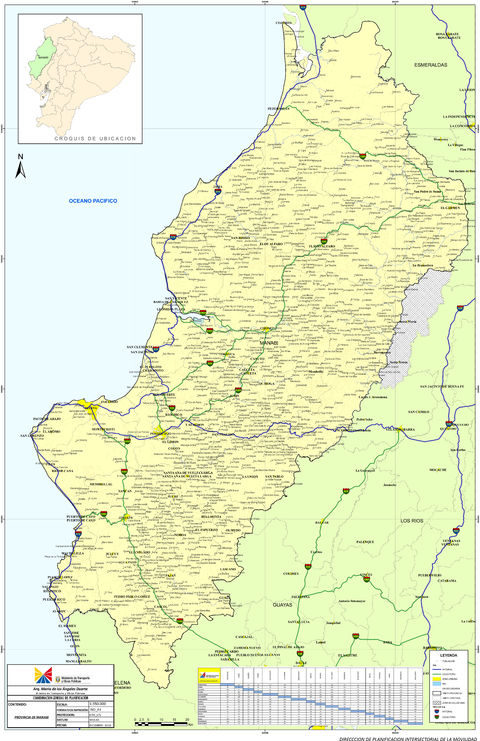 Map of Manabí 2010