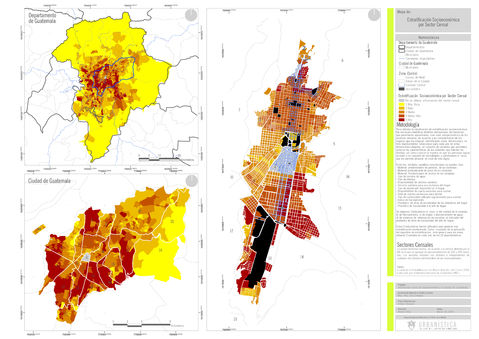 Social stratification in Guatemala City 2009