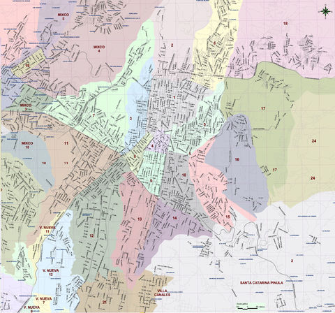 Map of Guatemala City