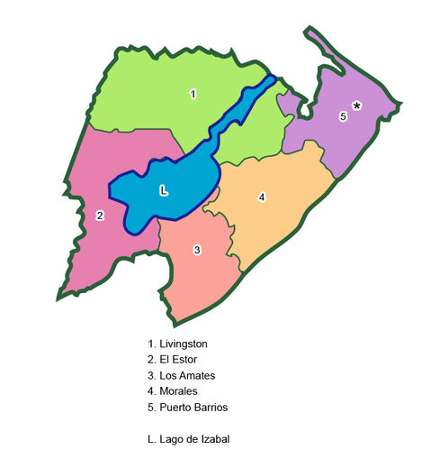 Municipalities of Izabal