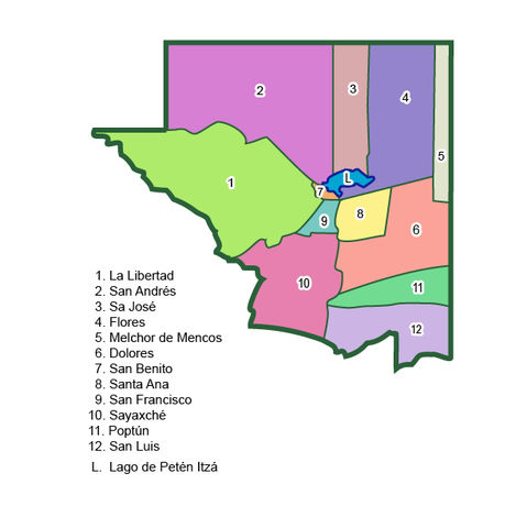 Municipalities of Petén