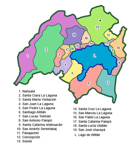 Municipalities of Sololá