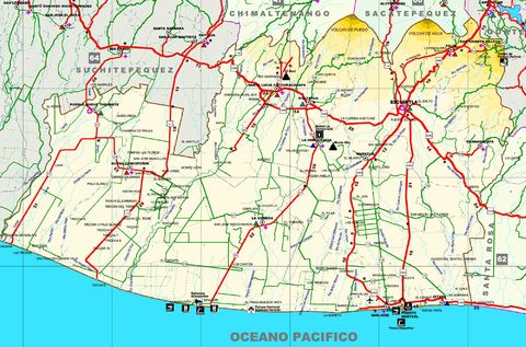 Map of Escuintla