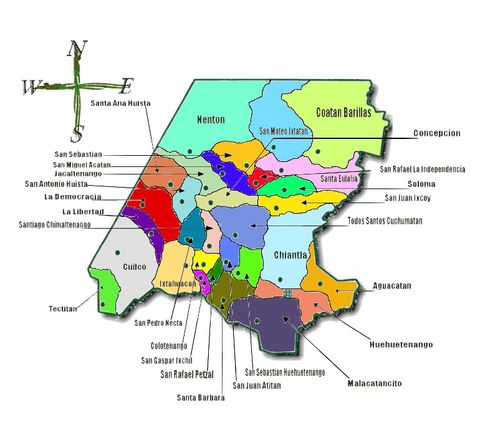 Galería de mapas Políticos en Huehuetenango | Gifex