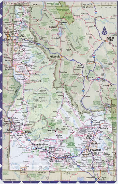 Highway 20 Idaho Map Idaho Map | Gifex