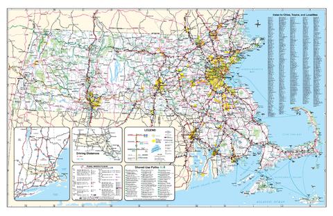 Massachusetts map | Gifex