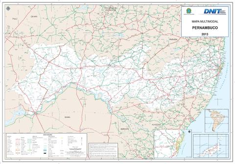 State of Pernambuco road map | Gifex