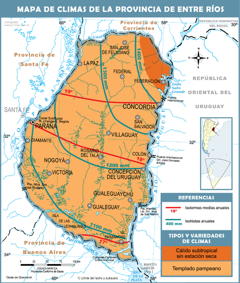 Climatic Map Of The Province Of Entre R Os Gifex My Xxx Hot Girl