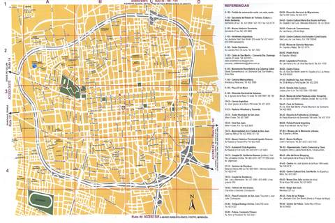 City of San Juan map, province of San Juan, Argentina