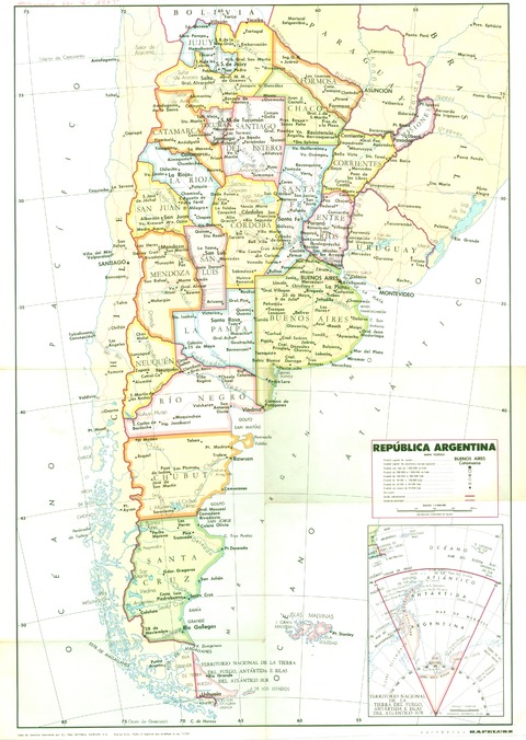 Map of Argentina and its cities Map of Argentina and its cities