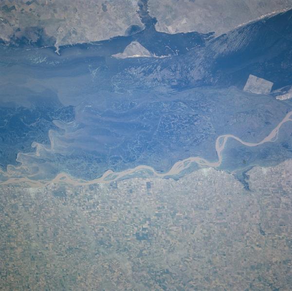 Photo, Image et Carte Satellite de la Rivière Paraná, Argentine