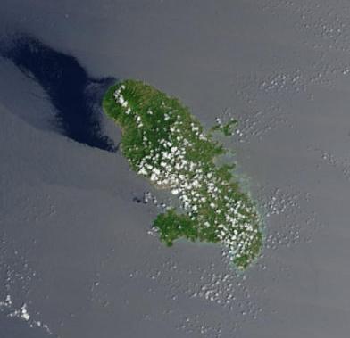 Satellite Image, Photo of Martinique (France)