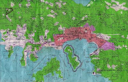 Mapa de Charlotte Amalie, Islas Vírgenes Americanas