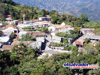 Vista aérea Perquín, Morazán, El Salvador