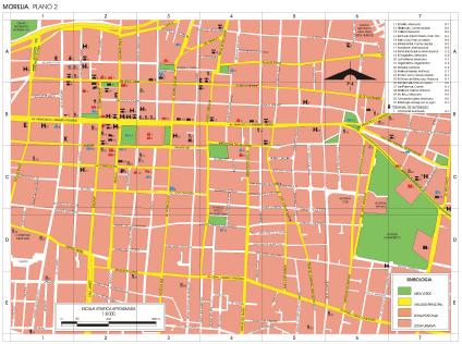 Morelia Mexico Map