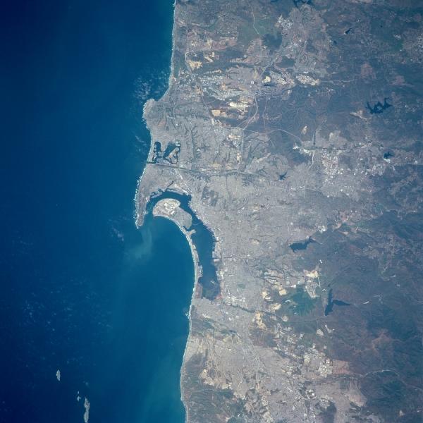 Satellite Image Photo Of Tijuana Mexico San Diego California