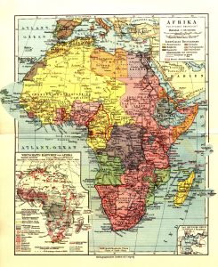 Mapa de África de 1932. Mapa de África de 1932.