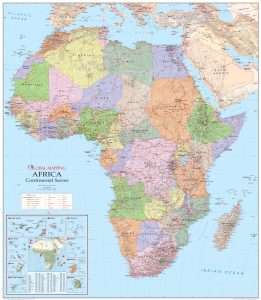 Mapa político y físico de África 2006. Mapa político y físico de África 2006.