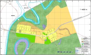 Mapa de usos del suelo de la ciudad de Iñapari.