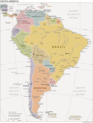¿Cuáles son los países de América del Sur?