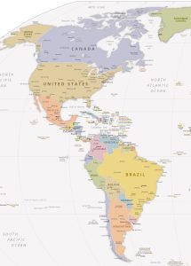 Países de América. Países de América.