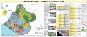 Mapa de zonificación ecológica y económica del departamento de Tacna.