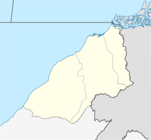 Mapa en blanco del departamento de Tumbes