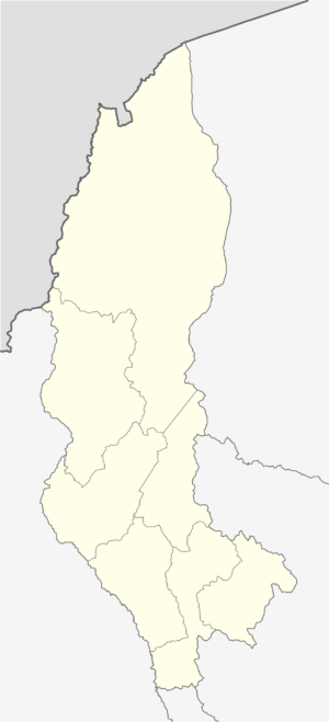 Mapa en blanco del departamento peruano de Amazonas