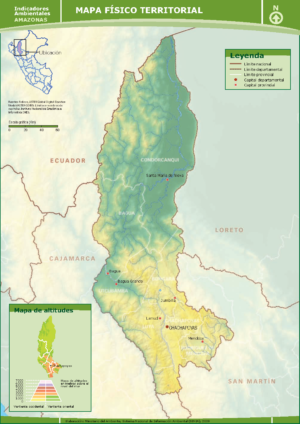 Geografía del departamento peruano de Amazonas