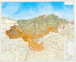 Mapa de Cantabria