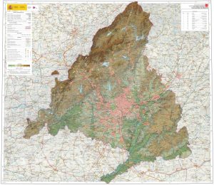 Mapa de la Comunidad de Madrid