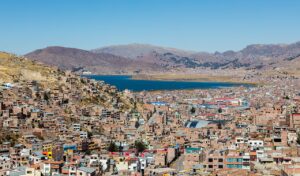 Vista de la ciudad de Puno.
