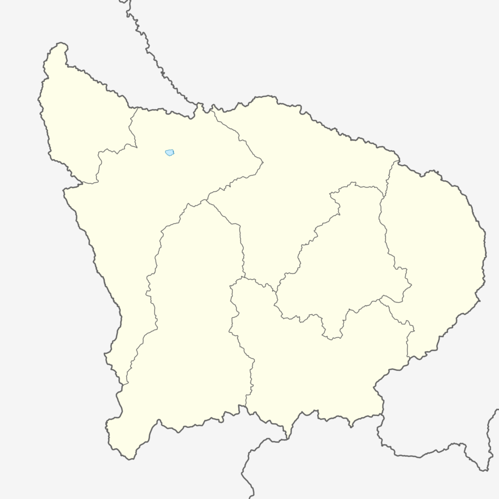 Mapa en blanco del departamento de Apurímac.
