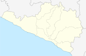 Mapa en blanco del departamento de Arequipa
