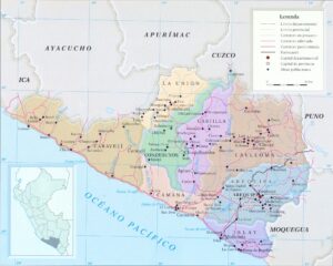 ¿Cuáles son las provincias del departamento de Arequipa?