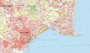 Mapa de la ciudad de Alicante