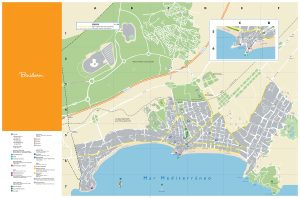 Mapa de la ciudad de Benidorm