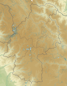 Mapa físico en blanco del departamento de Huancavelica.